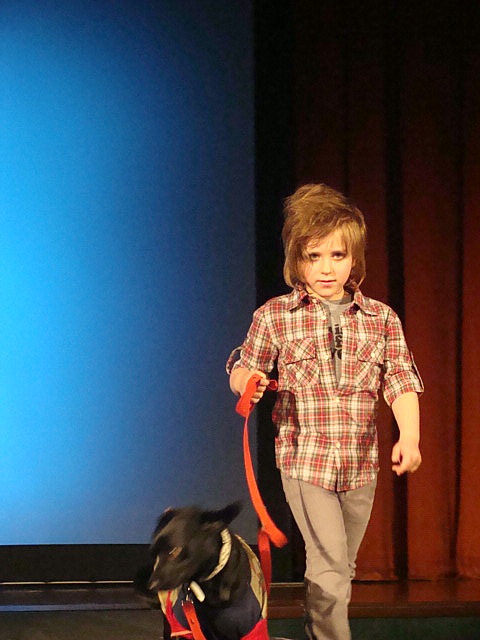 {This young man is a natural}
