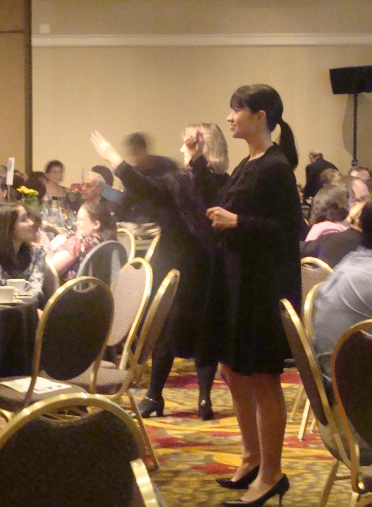 {Benefit Auctions 360's Bid Spotters are working the floor}