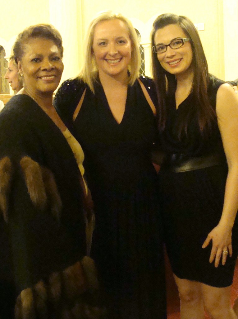 {Dionne Warwick, Erin Doherty Ward, and Johnna Wells}